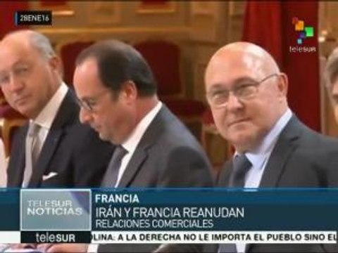 Irán y Francia renuevan sus relaciones con acuerdos económicos