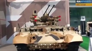 Russian tank T 90 stealth show in Abu Dhabi