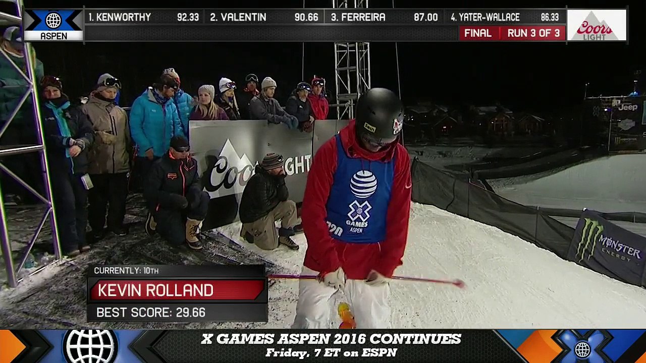 Kevin Rolland SuperPipe X-Games 2016