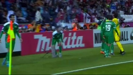 هدف العراق الأول في مرمى العنابي