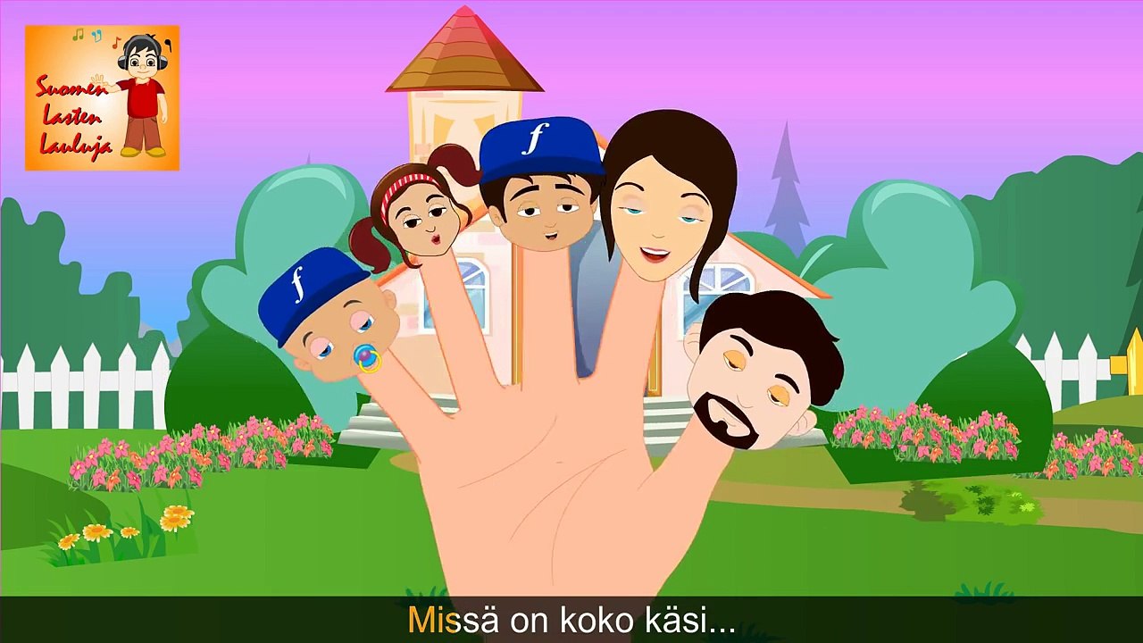 Finnish Finger Family | Sormilaulu | Suomen Lastenlauluja