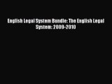 English Legal System Bundle: The English Legal System: 2009-2010  Free Books