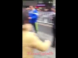 Car hits many people and flees[1]