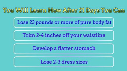 Burn My Fat Fast - The 3 Week Diet