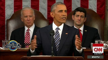 Obama regrets partisan rancor, suspicion (2016 State of the Union Address)