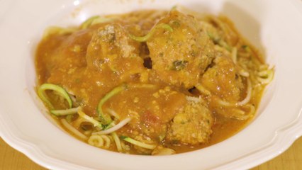 Healthy Spaghetti and Meatballs
