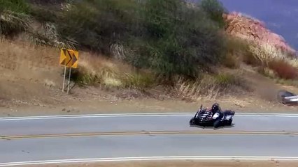 GSXR 750 Crash on Mulholland