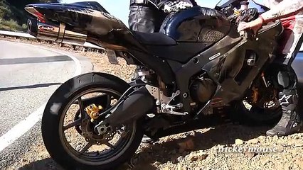 Kawasaki ZX6R Lowside Crash