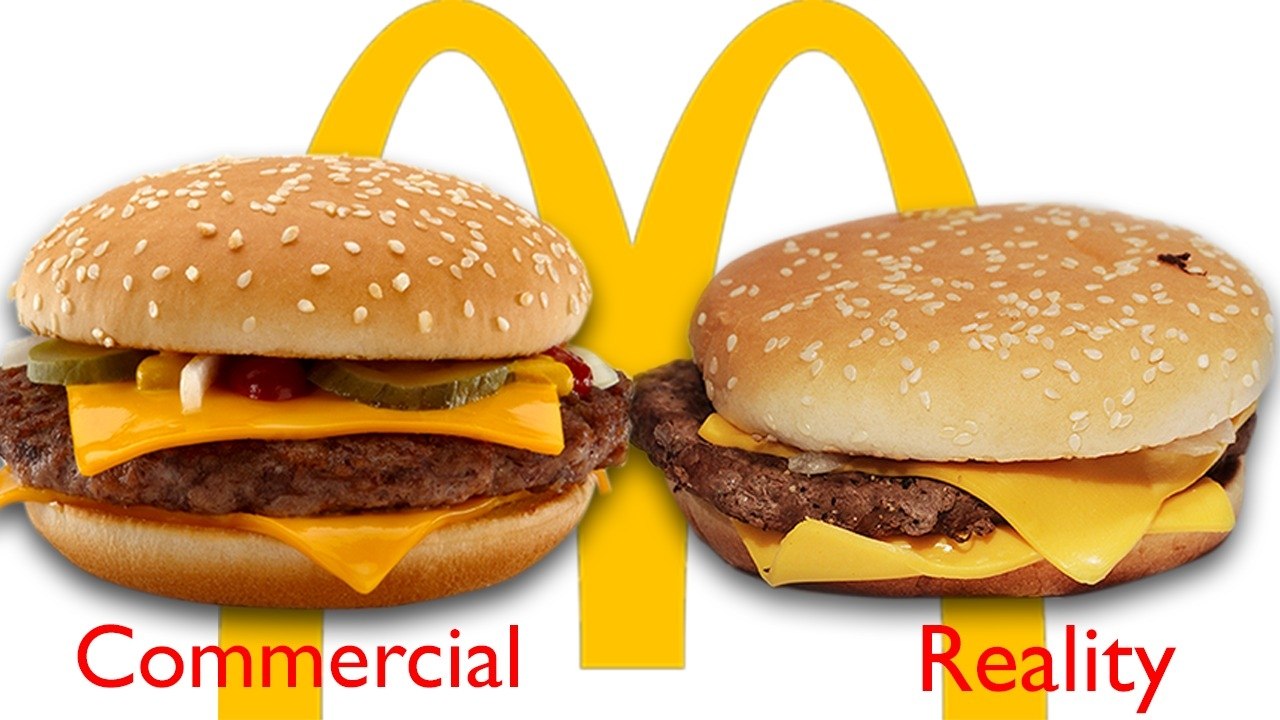 McDonald's Ads Vs. The Reality