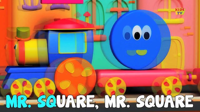 Bob, The Train - Learn Shapes Song With Bob | Shapes Song | Adventure with Shapes