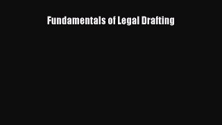 Fundamentals of Legal Drafting  Free PDF