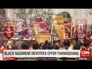 Black Nazarene devotees offer thanksgiving