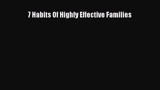 7 Habits Of Highly Effective Families Free Download Book