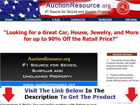 Review Of Auction Resource Bonus + Discount