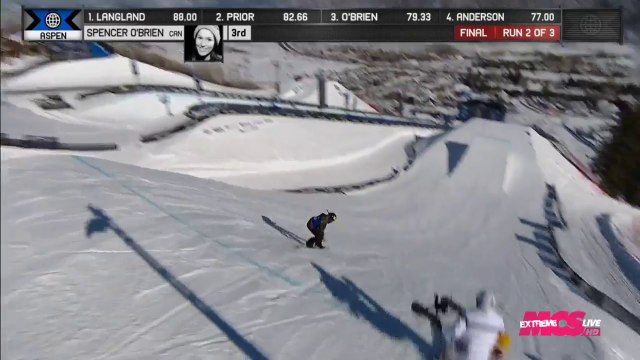 X-Games - Snowboard Slopestyle F - Victoire de Spencer O'Brien