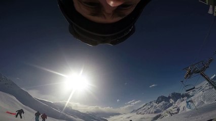 My Snowboard POV at La Tour Chamonix