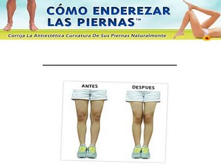 Enderezar Las Piernas