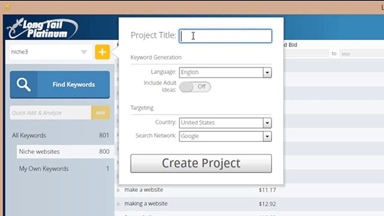 Long Tail Pro Review Version 3 Tutorial
