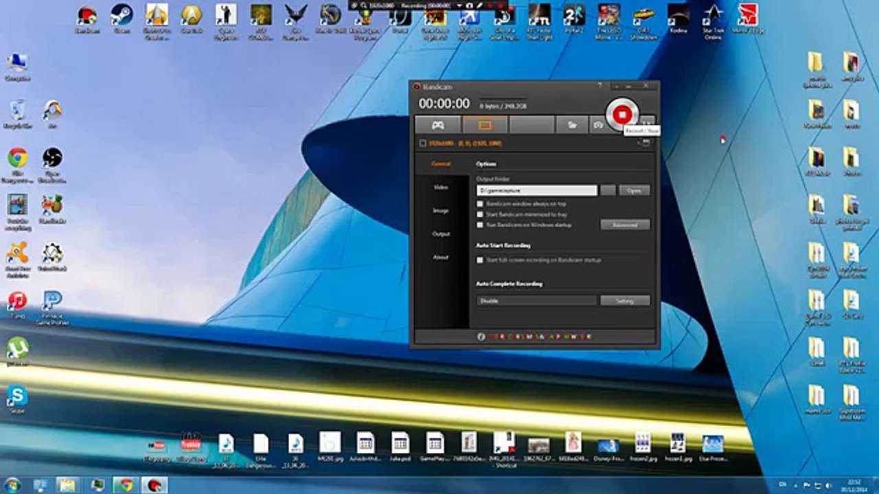 Bandicam small file size settings GameCapture 2015 ( Handbrake Transcoder )