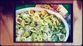 Orecchiette con broccoli olive e ricotta Quick recipe Orecchiette with broccoli olive sandricotta