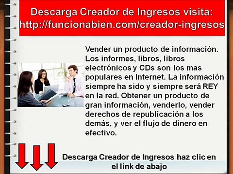 Descarga Creador De Ingresos de Gabriel Blanco