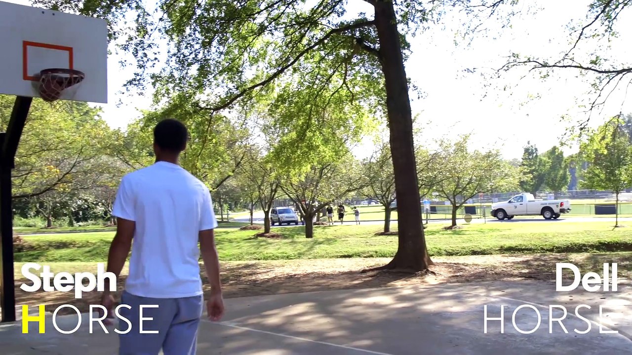 Can Stephen Curry Beat Dad Dell in a Game of H-O-R-S-E-