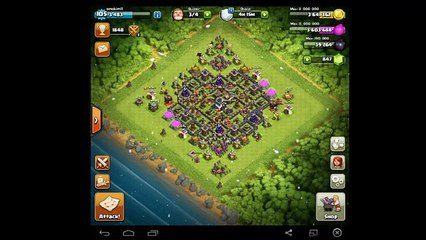 Clash of Clans Road to Max level 10 walls Part 2