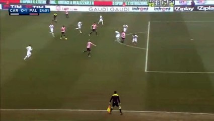 Goal Alberto Gilardino ~Carpi 0-1 Palermo~