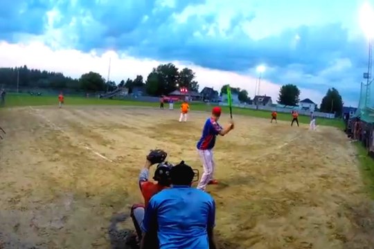 Softball Player Hits An Insane Homerun