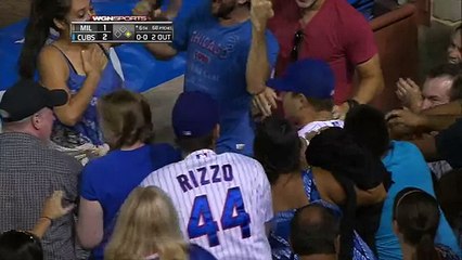 Rizzo makes incredible grab, falls in crowd