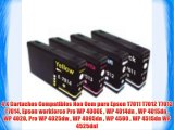 4 X Cartuchos Compatibles Non Oem para Epson T7011 T7012 T7013 T7014 Epson workforce Pro WP