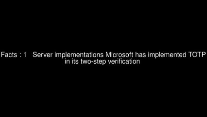 Server implementations of Time-based One-time Password Algorithm Top 10 Facts.mp4 (World Music 720p)