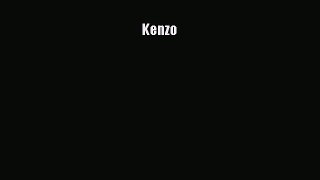 (PDF Download) Kenzo PDF
