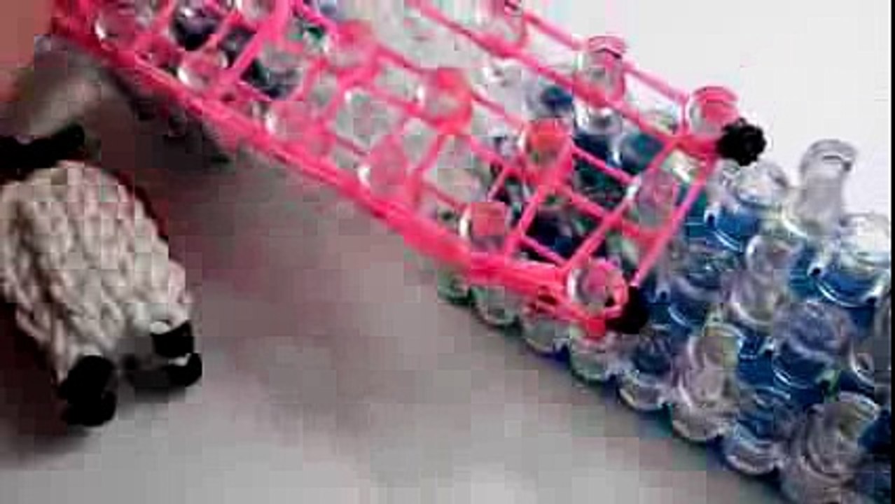Дорожный Чемодан-Сумка из резинок - Rainbow Loom Luggage Suitcase Bagage #плетениеизрезинок