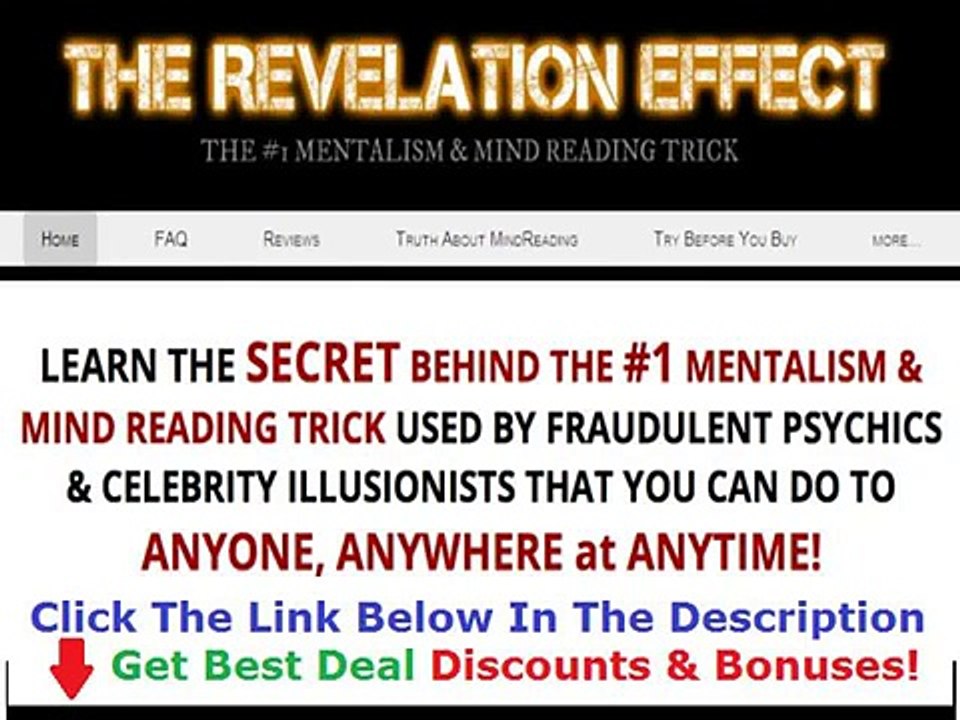 The Revelation Effect Magic +++ 50% OFF +++ Discount Link