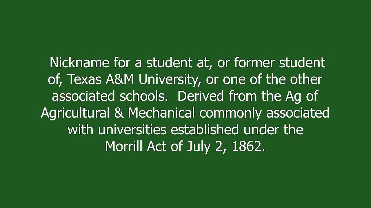 aggie-meaning-and-pronunciation-video-dailymotion
