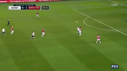 1-1 George Thorne - Derby v. Manchester United 29.01.2016 HD