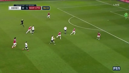 George Thorne Goal - Derby v. Manchester United 29.01.2016 HD