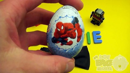 Spider-Man Surprise Egg Learn-A-Word! Getting Dressed! Lesson 36
