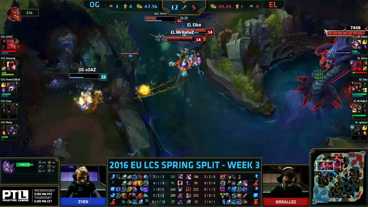 Krepo drops the F bomb -\"I fucking love it\" Eulcs OG vs EL