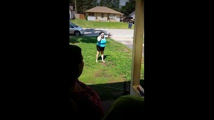 Crazy neighbors getting mad over a fence!!