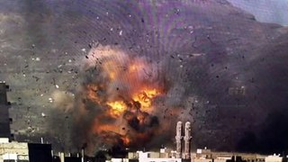 Saudi Airstrikes Hit Sanaa In Yemen 36 Dead