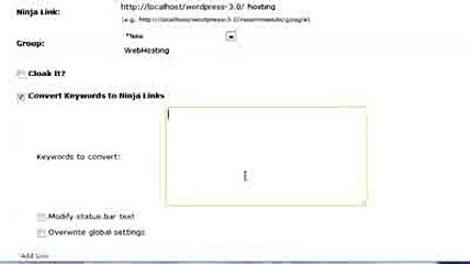 MaxBlogPress Ninja Affiliate Wordpress Affiliate Link Management Plugin 76