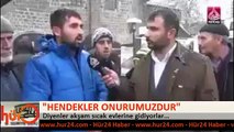 Sur'da bir vatandaş, PKK'ye tokat gibi cevap verdi.