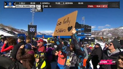 X-Games 2016 - Ski Slopestyle - Kelly Sildaru s'impose à 13 ans !!