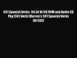 501 Spanish Verbs: 7th Ed W/CD ROM and Audio CD Pkg (501 Verb) (Barron's 501 Spanish Verbs