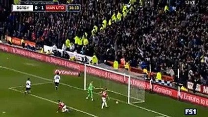 Derby County 1-1 Manchester Utd  George Thorne 29.01.2016