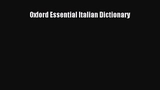 Oxford Essential Italian Dictionary  Free Books