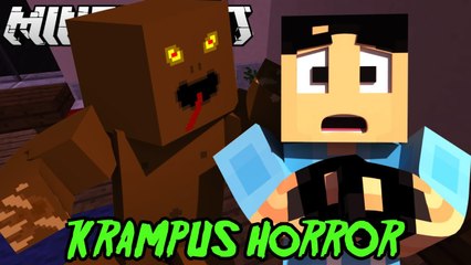MINECRAFT HORROR MAP 6 Minutes of JUMP SCARES! KRAMPUS NikNikamTV