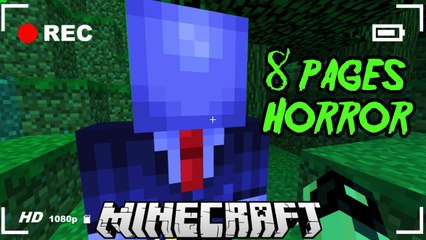 The Eight Pages MINECRAFT Custom Horror Map NikNikamTV